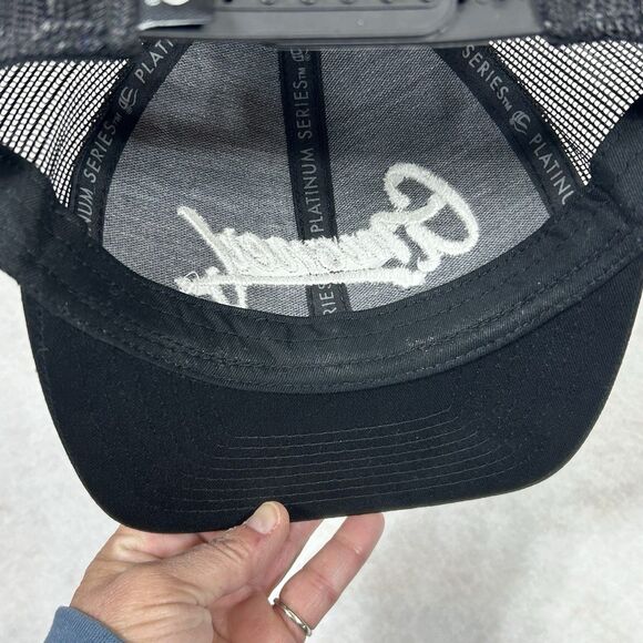 Outdoor Cap Platinum Series G Money Adjustable Trucker SnapBack Hat Black Mesh - Picture 6 of 8